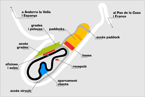 plan circuit Grandvalira